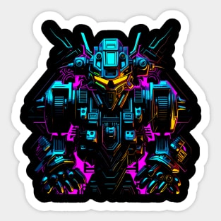 80s Mecha Sticker